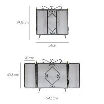 Pantalla Chimenea 94,5 x 49,5 (Alt) cm. Salvachispas, Protector Chimenea, Protector Rejilla Chimenea.