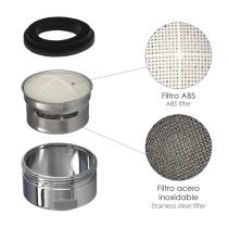 Atomizador Grifos / Monomando M28 (2 piezas) Filtro Aireador Grifo, Economizador de Agua, Difusor Grifo, Aireador Economizador