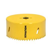 Corona Sierra Bimetal Ø 105 mm. Templado Termico, Base Reforzada. Corona Madera, Broca Agujeros Madera, Acero, Hierro, Plasticos