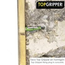 Taco Topgripper Bimaterial Ø 10 mm. (Caja 75 unidades) Taco Anclaje Universal, Taco Hormigon, Taco Pladur, Taco Ladrillo