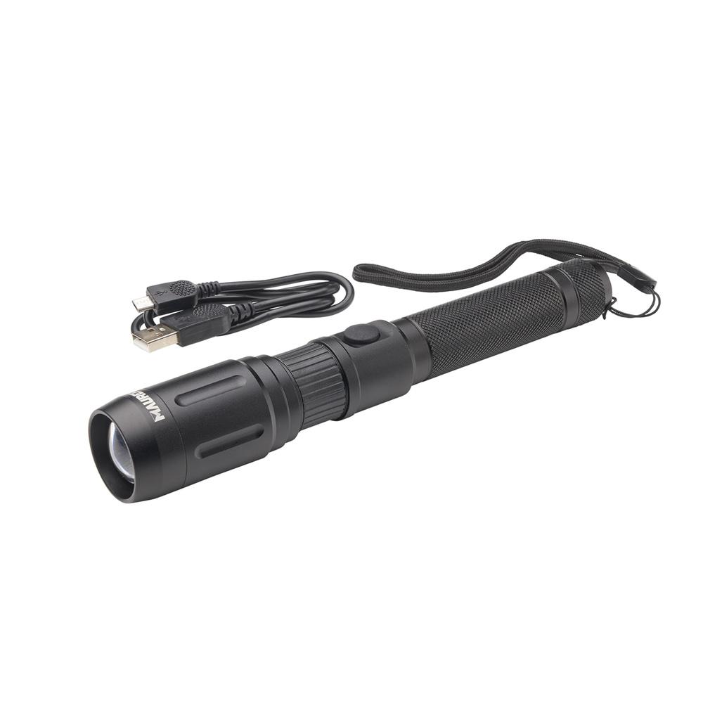 Linterna LED De Mano Con Bateria Recargable Con Función Powerbank ( 2.000 mAh) 500 Lumenes (5 Watt.) Con Función Zoom Linterna LED De Mano Con Bateria Recargable Con Función Powerbank ( 2.000 mAh) 500 Lumenes (5 Watt.) Con Función Zoom