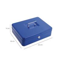 Caja Caudales Wolfpack Pintada Nº 3 250x180 mm. Con Bandeja Interior