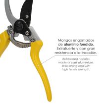 Tijeras Podar 1 Mano Japonesa Akagi T-8S 220 mm. Mangos Aluminio Endurecido, Hoja Recubierta PTFE
