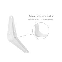 Palomilla Wolfpack Pintada Blanca 250x300 mm.
