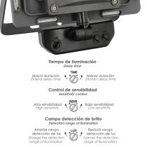 Foco Led Plano 30 Watt. Luz Blanca 4000º K IP 65 2400 Lumenes Con Sensor de Presencia