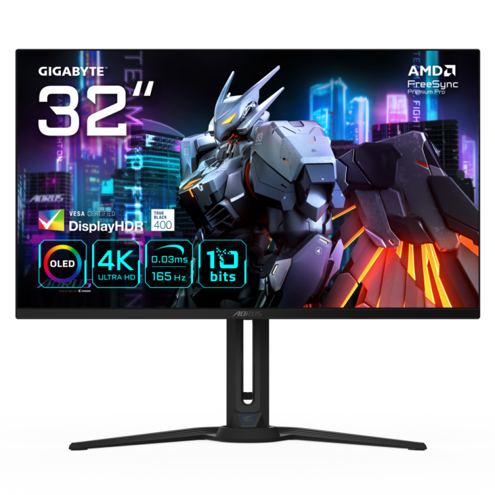 Monitor gaming gigabyte aorus fo32u ek1 32 pulgadas 3840x2160 uhd