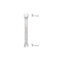 Llave Fija Plus Acero Cromo Vanadio 6x7 DIN 3110. Llave Fija, Llave Fija Doble