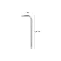 Llave Torx Inviolable Larga Acero Cromo Vanadio Profesional T08 mm. Llave Estrella, Llave Allen Estrella