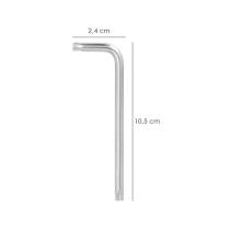 Llave Torx Inviolable Larga Acero Cromo Vanadio Profesional T27 mm. Llave Estrella, Llave Allen Estrella