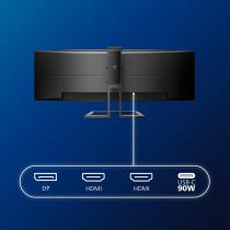Monitor curvo philips 499p9h 49 pulgadas 5k uhd 60hz