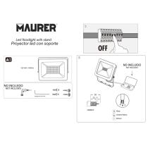 Foco Led Plano Potencia 70 Watt. 5600 Lumenes. Luz blanca 4000ºK Protección IP65. Cuerpo Aluminio. Foco Exteriores / Interiores.