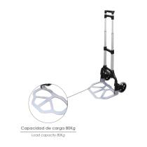 Carretilla Plegable Aluminio Portatil 60 kg.