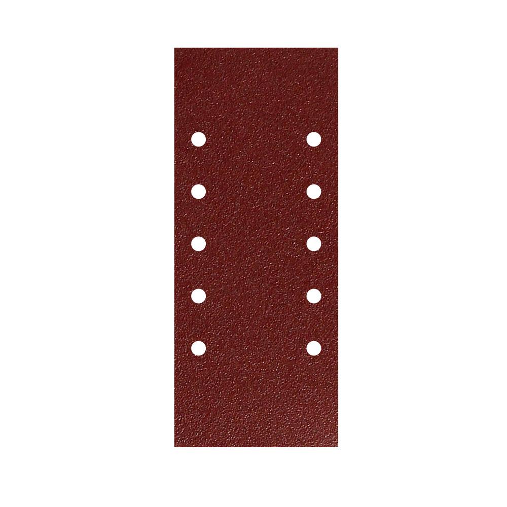Lija Recambio Con Velcro 115x280 mm. con Agujeros Grano 120 (10 Piezas)