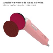 Plato Amoladora Nylon Con Velcro Ø 178 mm. Anclaje Rosca M14