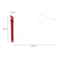 Llave Cinta Nylon Aluminio 30 cm. Cinta De 98 cm. Llave De Filtro Aceite, Llave Para Tubos, Llave Aflojatodo, Llave De Correa.