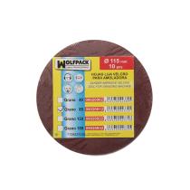 Lija Recambio Velcro Para Amoladora Ø 115 mm. Grano 80 (10 Piezas)
