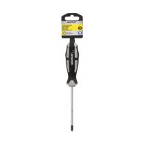 Destornillador Pozidriv Acero S2 Mango TPR Bimaterial. Medida PZ 1 x Ø 5 x 100 mm. DIN5262.