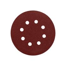 Lija Recambio Velcro Disco Ø 125 mm. Con Agujeros Grano 180 (10 Piezas)