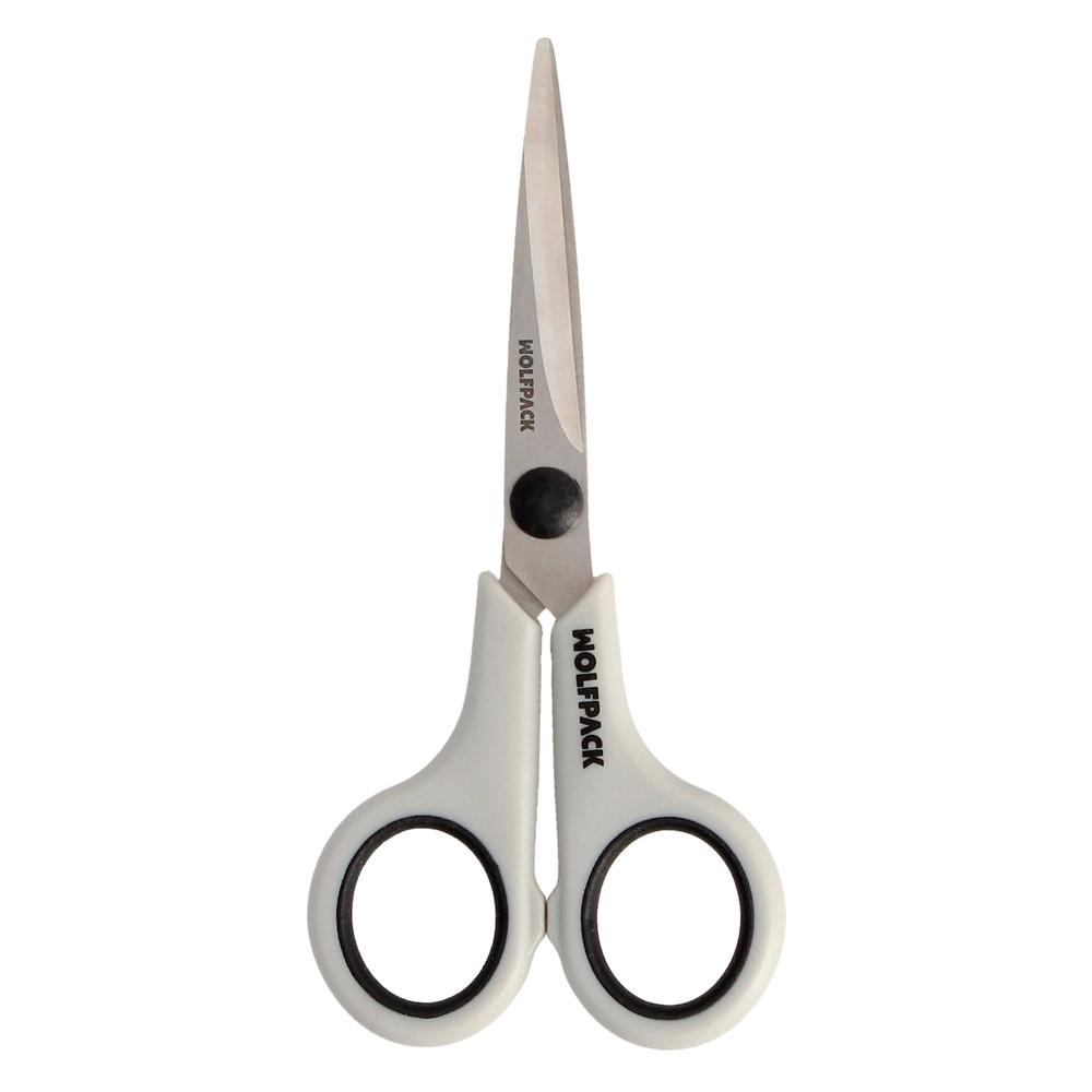 Tijeras Multiuso Acero Inoxidable 5,5" / 140 mm. Hojas Acero Inoxidable, Mango Comodo y Suave