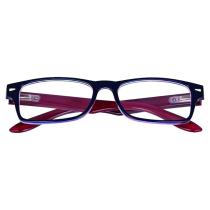 Gafas Lectura Kansas Azul Oscuro / Rojo. Aumento +2,5 Gafas De Vista, Gafas De Aumento, Gafas Visión Borrosa