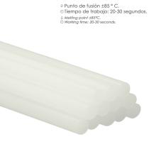 Barras De Pegamento Caliente Ø 11,2 mm. bolsa De 1 Kg. Barras Silicona, Pegamento Pistola Termofusible, Silicona Pistola