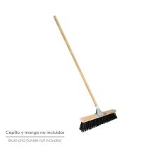 Garra Para Cepillo Barrendero, Mango Ø 28 mm. para Cepillos De 55 A 70 mm. Soporte Cepillo Barrendero,