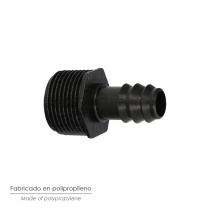 Union Rosca Macho 3/4" A Toma Para Tuberias Goteo Ø 16 mm. (Bolsa 100 uds) Riego Por Goteo, Microaspersión, Riego Nebulizacion