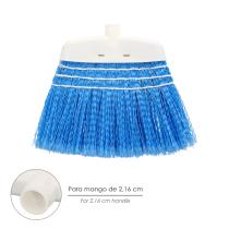 Escoba Jardin Azul Con Cordones Sin Mango, Escoba Terrazas, Terrazas, Cocheras, Calles,