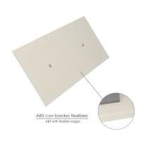 Llana / Talocha Con Mango de Plastico ABS Borde Flexible. Especial Lechadas. Base 280x140 mm. Mango Ligero y Ergonomico