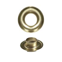 Ojetes / Ojales Metalicos Grandes Para Lona Ø Interior 10 mm. (Bolsa 100 Unidades)