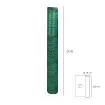 Malla Sombreo Rollo 3 x 50 metros, Reduce Radiación, Protección Jardín y Terraza, Regula Temperatura, Color Verde Claro