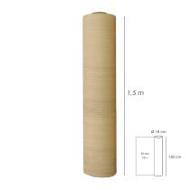 Malla Sombreo Rollo 1.5 x 50 metros, Reduce Radiación, Protección Jardín y Terraza, Regula Temperatura, Color Beige