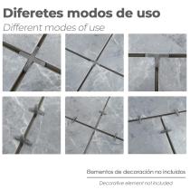 Crucetas Cruz / Separadores Para Suelos Ceramicos 1 mm. (Bolsa 250 Piezas)
