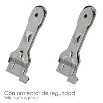 Rascavidrios Plastico Amarillo Hoja 43 mm. Rasqueta Vitroceramica, Rascador Vidrio, Rascador Vitroceramica,