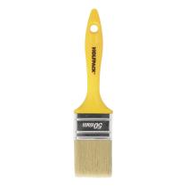 Paletina Profesional Cerda Blanca Ancho 50 mm. Cerdas Naturales Mango Plastico Ergonomico, Brocha Pintor, Pincel Pintura