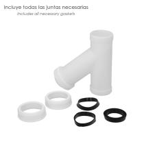 Sifon En Y, 1 1/2" Salida Ø 40 Mm Para Tubos Lisos