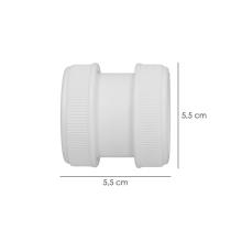 Manguito Reparador Desagues / Tubos Hembra - Hembra 1-1/2"