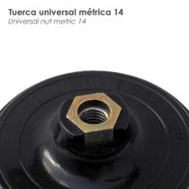 Plato Velcro Ø 115 mm. para Amoladora