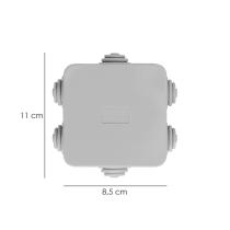 Caja Estanca Superfie Con Clip 80x80x40 Mm