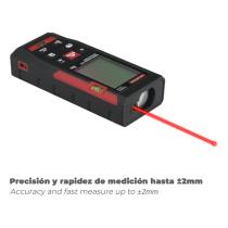 Medidor Laser 10 Funciones 50m Funciona Con 2 Pilas AAA (No Incluido)