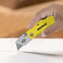 Cutter Plegable Hoja Trapezoidal 155 mm.