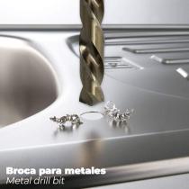 Broca Cobalto Hss Cilindrica 6,00 mm. Blister 2 Unidades.