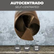 Broca Cobalto Hss Cilindrica 9,00 mm. Blister 1 Unidad.
