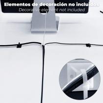 Base Adhesiva Para Bridas 19x19 mm. Blanca Bolsa 100 Unidades