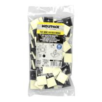 Base Adhesiva Para Bridas 28x28 mm. Negra Bolsa 100 Unidades