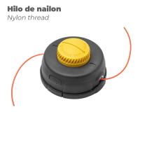 Cabezal Desbrozadora Universal Carga Extensible Con 3 Adaptadores
