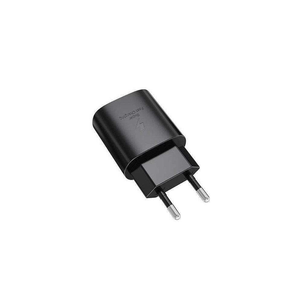 Type C 25W black wall charger