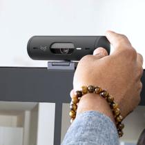 Webcam logitech brio 500 grafito full hd - usb tipo c