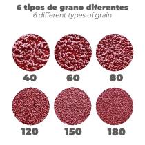 Lija Recambio Banda 100 x 690 mm. Grano 120 (6 Piezas)