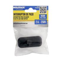 Interruptor 2A De Paso Negro.